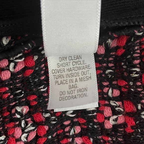 St John Tweed Fringe Cropped Evening Jacket Blazer Milano Knit Size 10 Medium - Picture 8 of 10